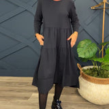 Virella™ Rochie lungă din bumbac și in