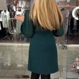 Karolina’s Elegance™ Rochie monocromă călduroasă