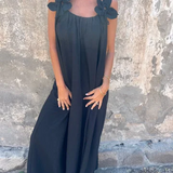 Roza™ Rochie Bloom din In și Bumbac