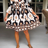 Mira™ Elegant Pattern Dress
