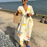 Xara - Stylish Linen Midi Dress