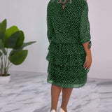Liliana’s Charm™ Rochie elegantă de iarnă cu acoperire pentru burtă