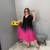 Alessia™ Rochie maxi italiană cu efect tie-dye