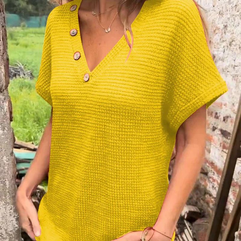 Maglietta™ Bluză Clasică cu Mâneci Scurte