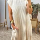 Amelia™ Rochie plisată fără mâneci
