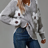 Aniela™ Pulover Cashmere Bloom