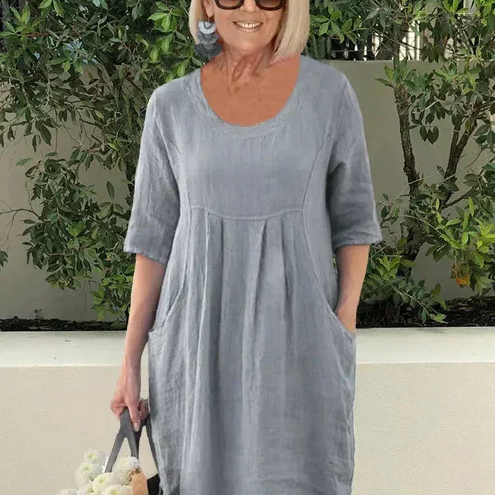 Bridget - Loose Dress with Pockets