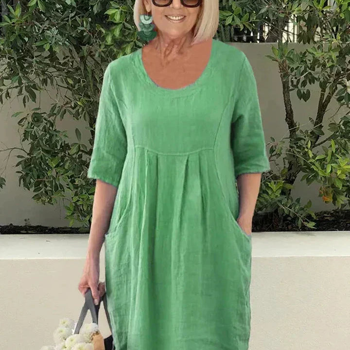 Bridget - Loose Dress with Pockets