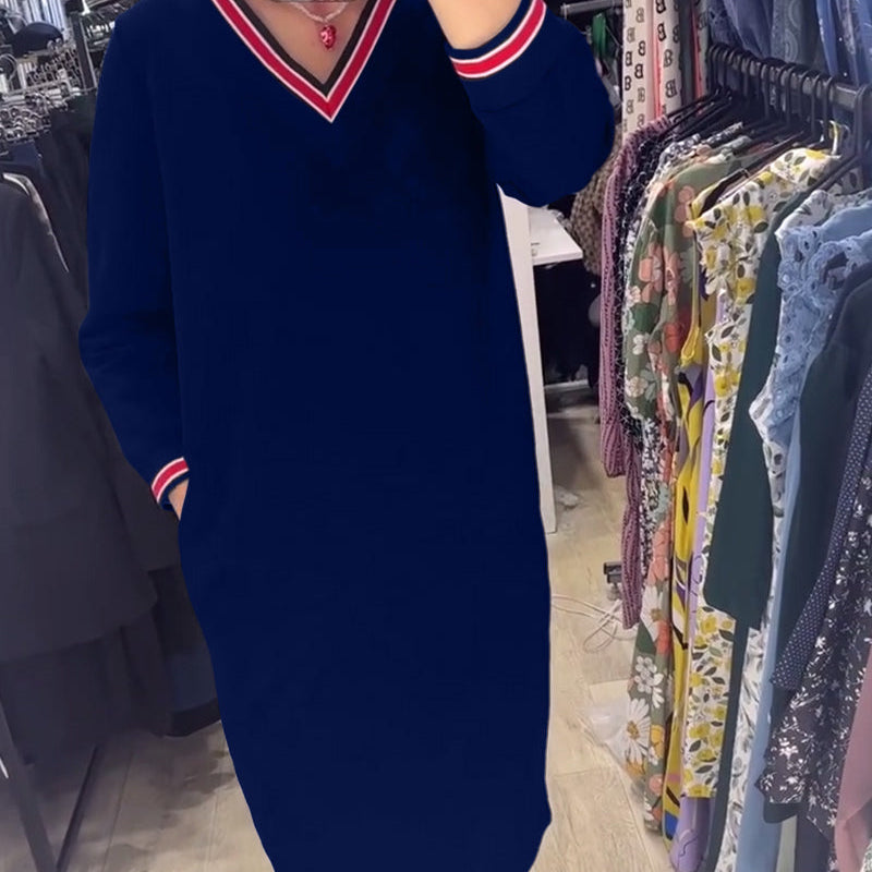 Amelia’s Charm™ Rochie pulover eleganta cu buzunare