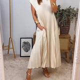 Amelia™ Rochie plisată fără mâneci