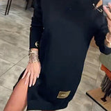 Zara™ Rochie din tricot cu umerii deschiși