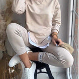 Liana™ Hanorac patchwork de dama, din doua piese si pantaloni
