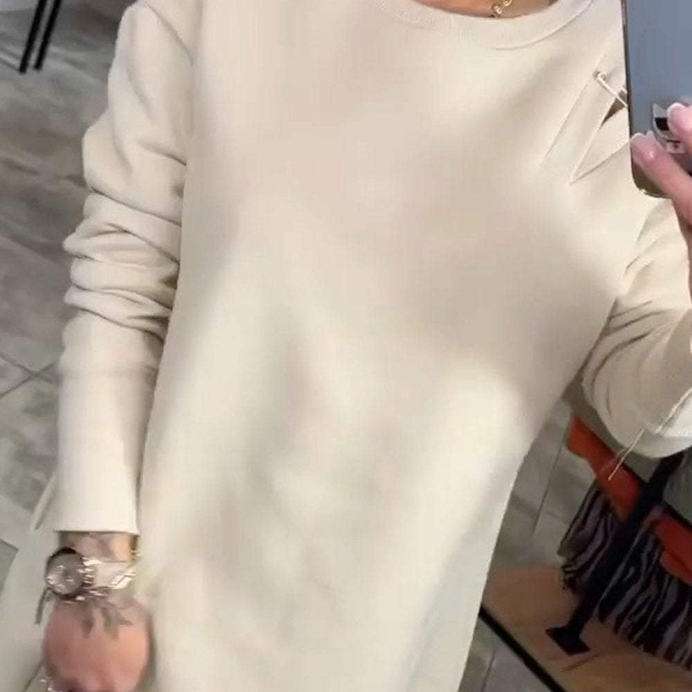Zara™ Rochie din tricot cu umerii deschiși