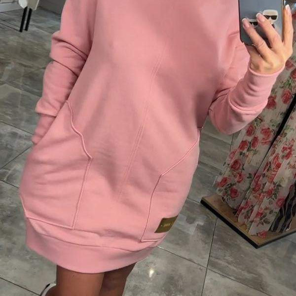 Amelia™ Rochie cu pulover tricotat