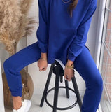 Liana™ Hanorac patchwork de dama, din doua piese si pantaloni