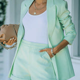 Vera™ Set blazer și pantaloni scurți