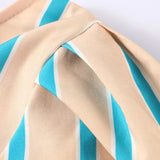 Diana - Elegant Stripped Backless Maxi Dress