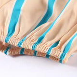 Diana - Elegant Stripped Backless Maxi Dress