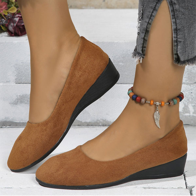 Gibi™ Elegantă pantofi cu pană ușoară, antiderapantă și toc jos