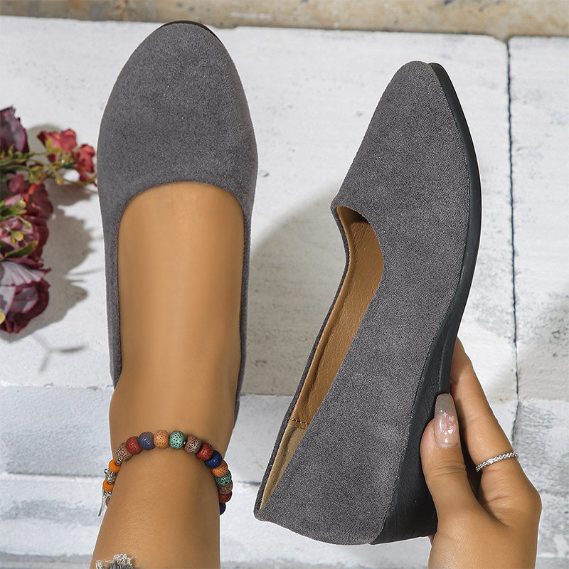 Gibi™ Elegantă pantofi cu pană ușoară, antiderapantă și toc jos