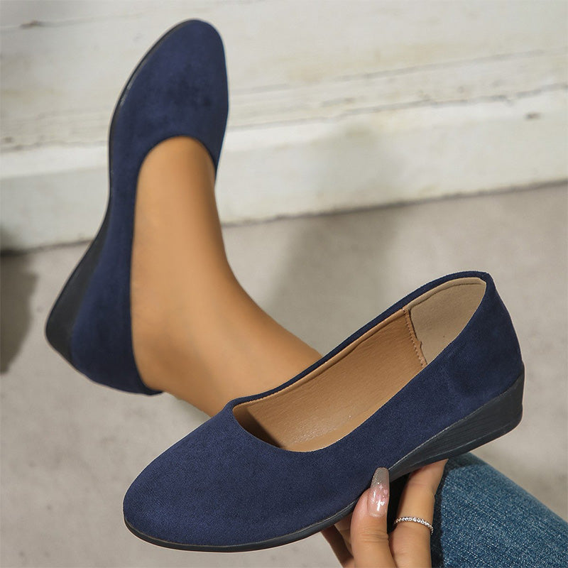 Gibi™ Elegantă pantofi cu pană ușoară, antiderapantă și toc jos
