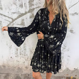 Mara - Trendy Long Sleeve Mini Dress